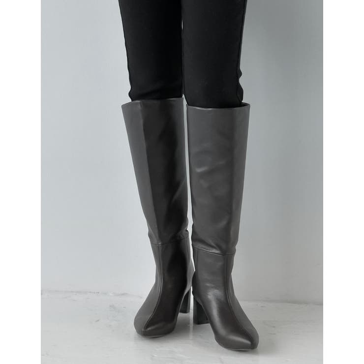 y*3様 透明プラスチックとレザーのロングブーツ サイズ37 y*3様 透明プラスチックとレザーのロングブーツ サイズ37 透明