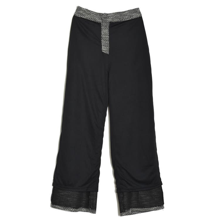 [低身長/高身長サイズ有]ツイードライクカットソーカーゴパンツ | Re:EDIT | 詳細画像15 