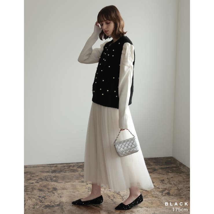 スパンコールフラットパンプス[品番：GS000021738]｜Re:EDIT