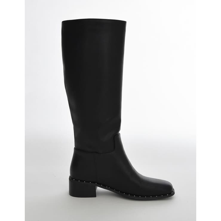 [大きいサイズ有]スタッズロングブーツ | Re:EDIT | 詳細画像16 