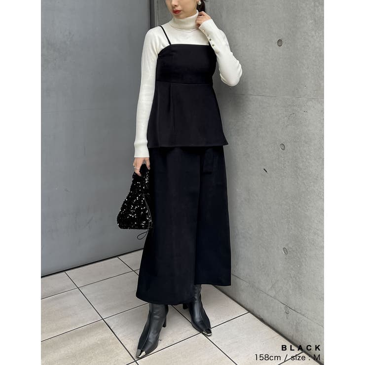 [低身長/高身長サイズ有]微起毛ツイルラップ風スカート | Re:EDIT | 詳細画像30 