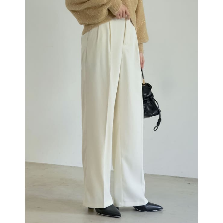 微起毛ツイルダブルタックワイドパンツ | Re:EDIT | 詳細画像17 