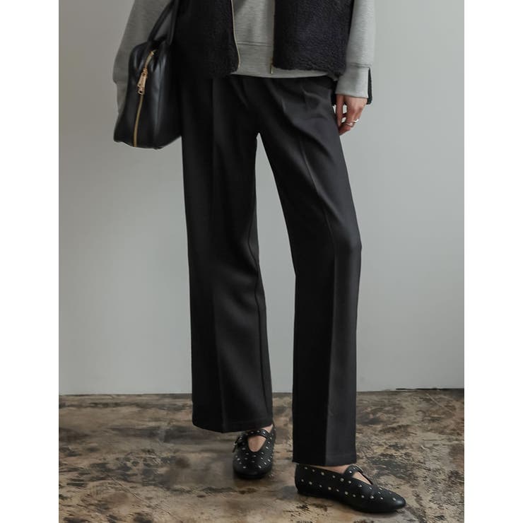 微起毛ツイルダブルタックワイドパンツ | Re:EDIT | 詳細画像9 