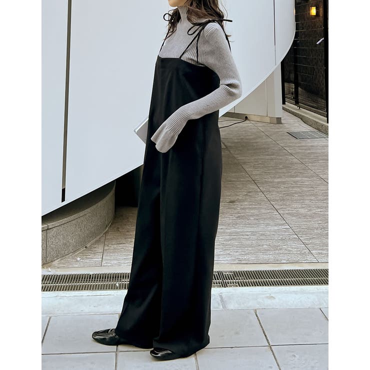 [低身長/高身長サイズ有][入卒式 セレモニー]ウールタッチリボンサロペット | Re:EDIT | 詳細画像16 