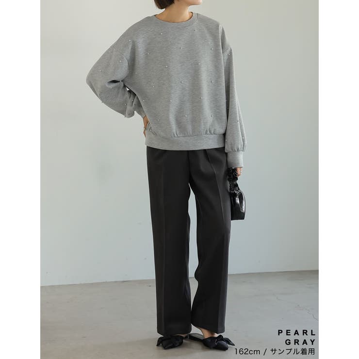 パールorラインストーン付きダンボールトップス | Re:EDIT | 詳細画像13 