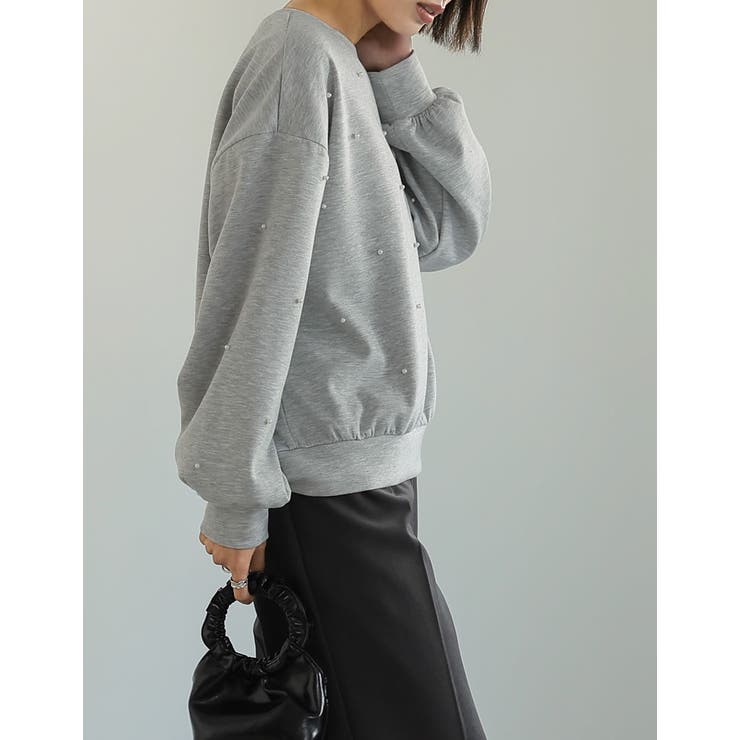 パールorラインストーン付きダンボールトップス | Re:EDIT | 詳細画像30 