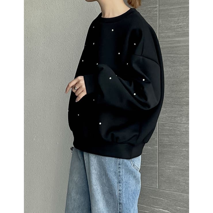 パールorラインストーン付きダンボールトップス | Re:EDIT | 詳細画像35 