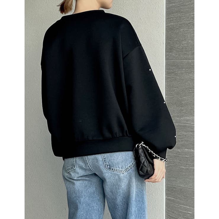 パールorラインストーン付きダンボールトップス | Re:EDIT | 詳細画像36 