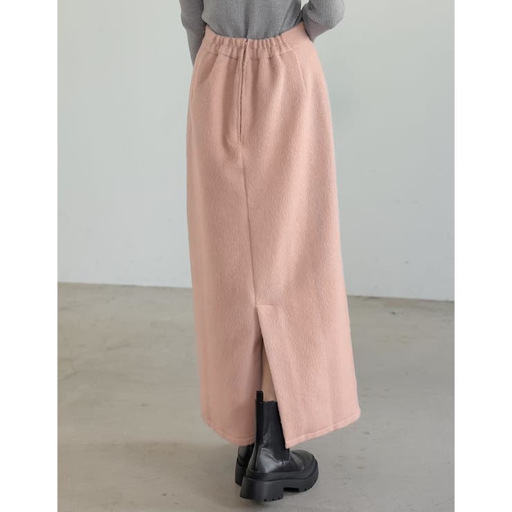 [低身長/高身長サイズ有]メルトンシャギーナロースカート | Re:EDIT | 詳細画像29 