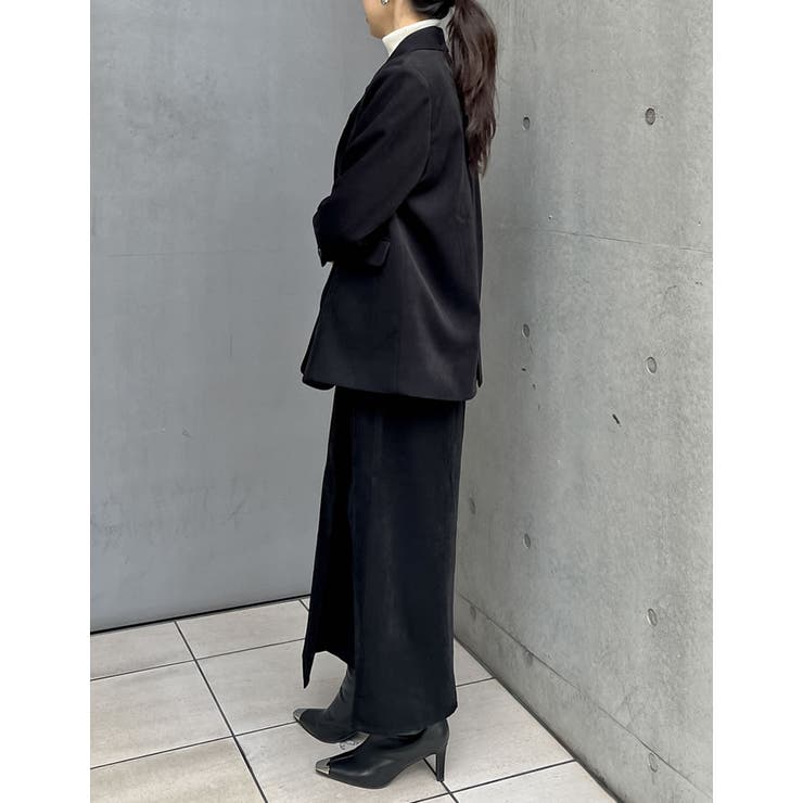 微起毛ツイルダブルテーラードジャケット | Re:EDIT | 詳細画像12 