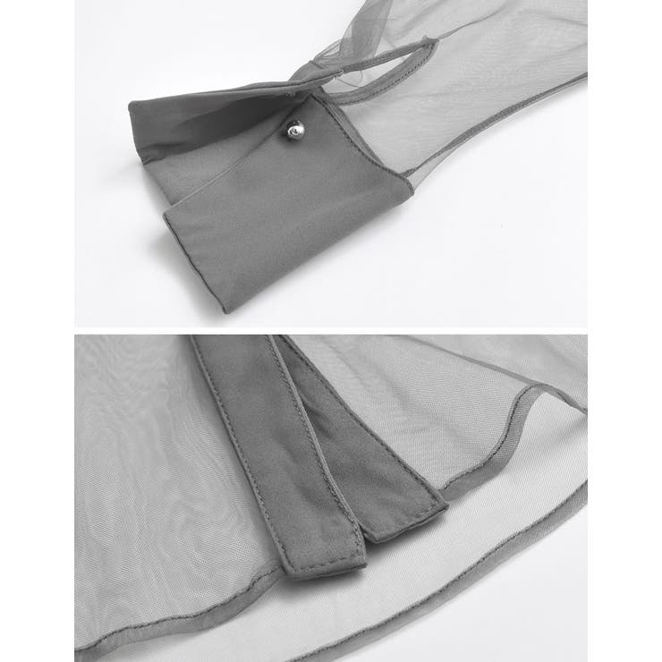 チュールボリュームスリーブシアーシャツ | Re:EDIT | 詳細画像24 