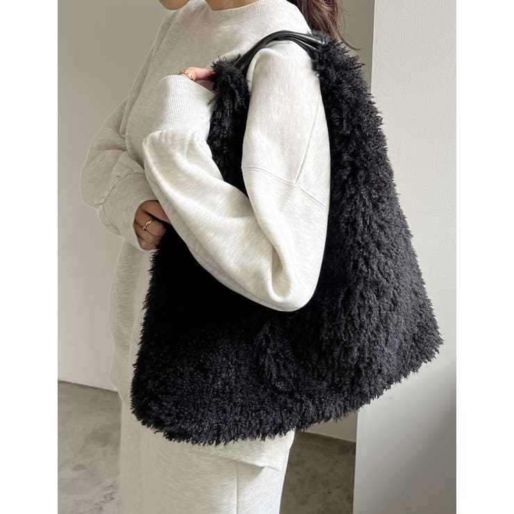 フェイクファーワンハンドルバッグ[品番：GS000021929]｜Re:EDIT