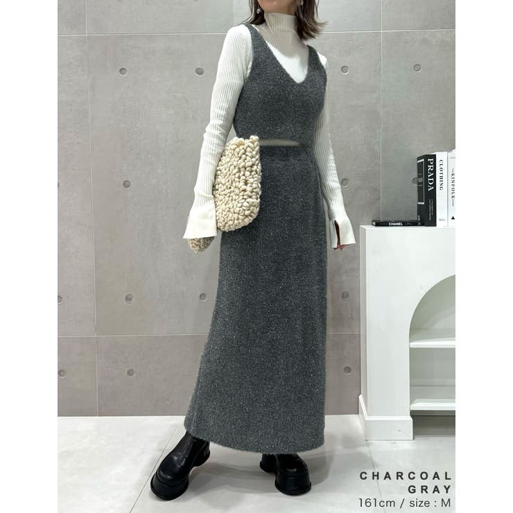 ラメフェザーニットビスチェ | Re:EDIT | 詳細画像12 