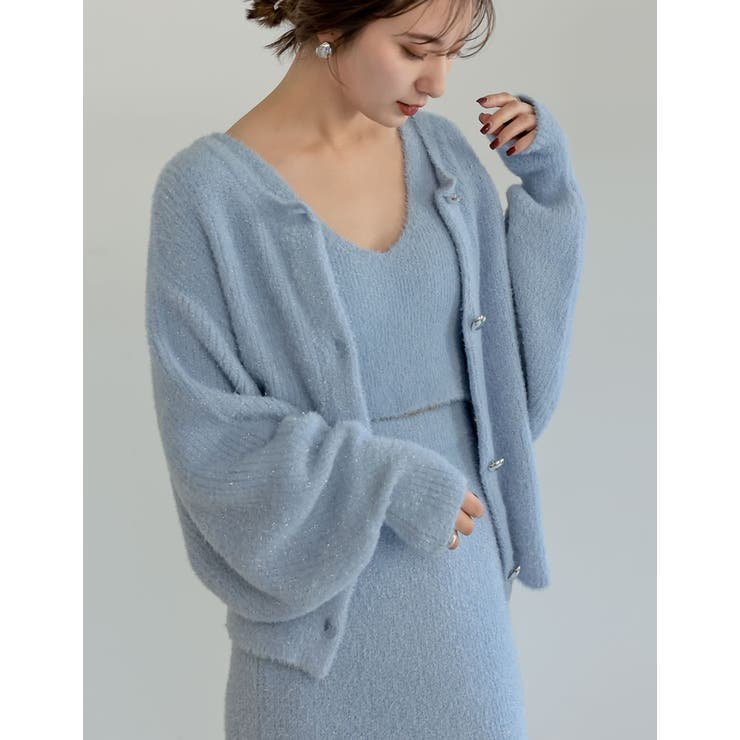 ラメフェザーニットビスチェ | Re:EDIT | 詳細画像17 