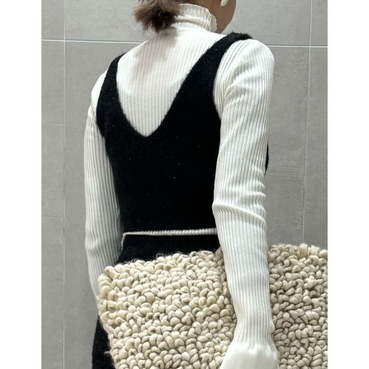 ラメフェザーニットビスチェ | Re:EDIT | 詳細画像8 