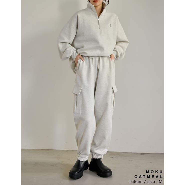 [低身長サイズ有]裏起毛カーゴパンツ | Re:EDIT | 詳細画像16 