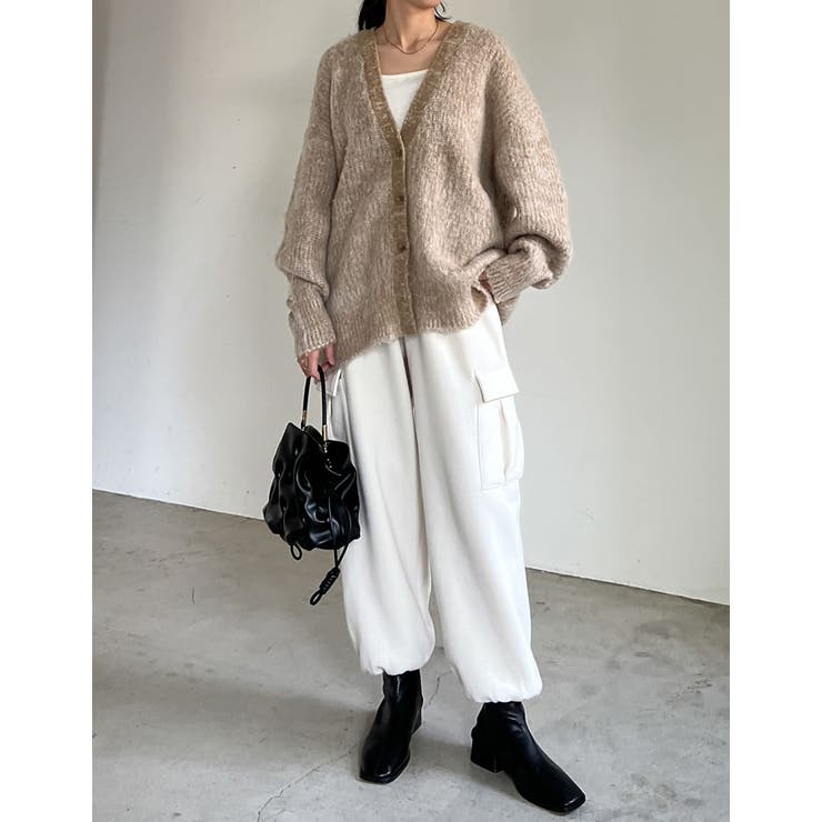 [低身長サイズ有]裏起毛カーゴパンツ | Re:EDIT | 詳細画像25 