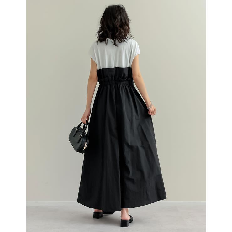 BLACK COMMEdesGARCONS ニットドッキングワンピース