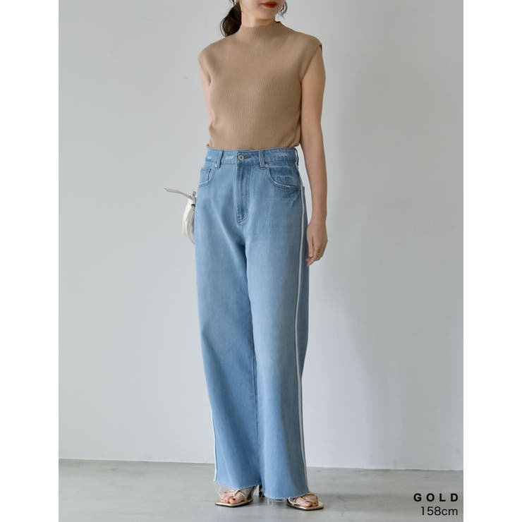 [大きいサイズ有]細ストラップスクエアトゥトングサンダル | Re:EDIT | 詳細画像15 