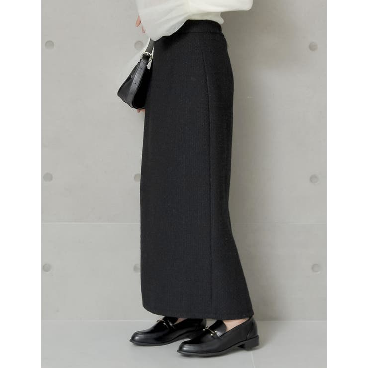 [低身長サイズ有]ツイードナロースカート | Re:EDIT | 詳細画像27 