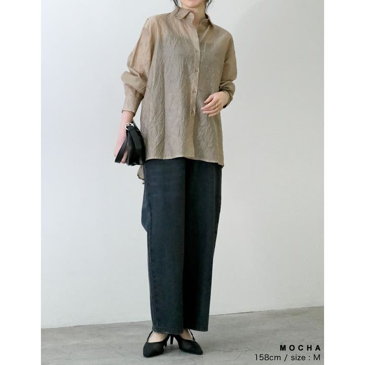 シアーワッシャーシャツ | Re:EDIT | 詳細画像31 