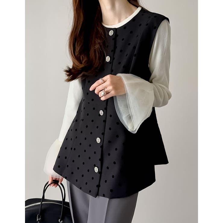 [mau×Re:EDIT][mauコラボ][オケージョン セレモニー]ドットor… | Re:EDIT | 詳細画像5 