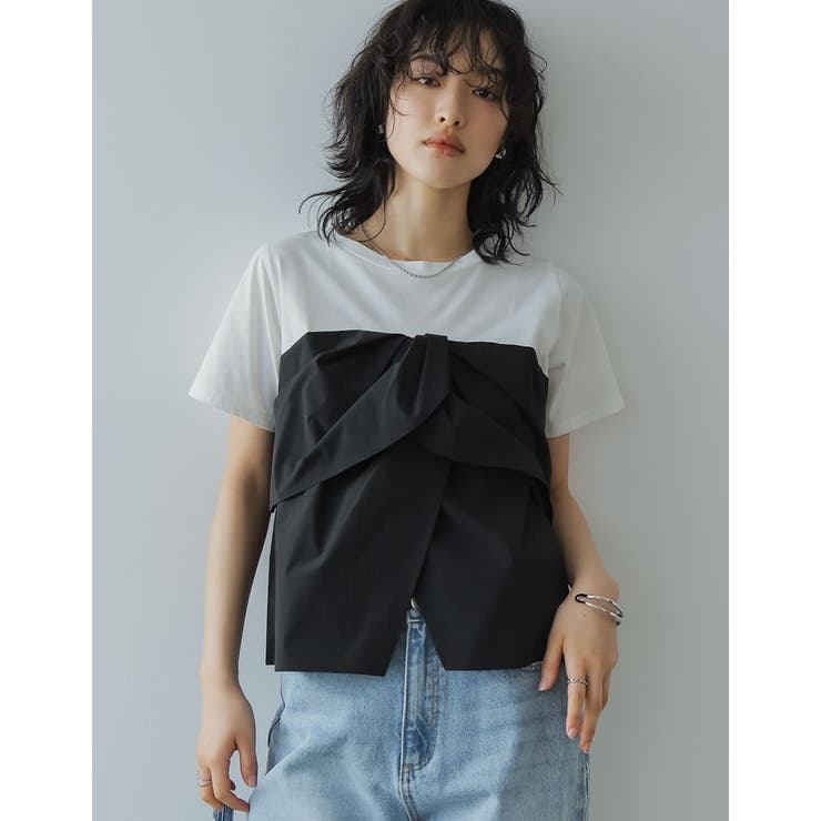 買取り実績  2024SS COLLECTION]ビスチェドッキングTシャツ[品番 トップス