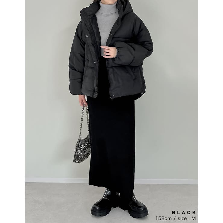 [低身長サイズ有]スパンコールラメミックスニットナロースカート | Re:EDIT | 詳細画像13 