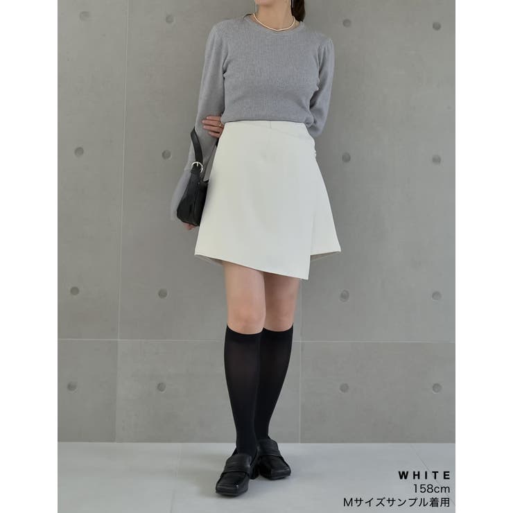 2WAYエプロン付きミニスカートパンツ | Re:EDIT | 詳細画像14 