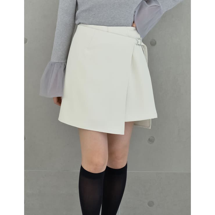 2WAYエプロン付きミニスカートパンツ | Re:EDIT | 詳細画像15 