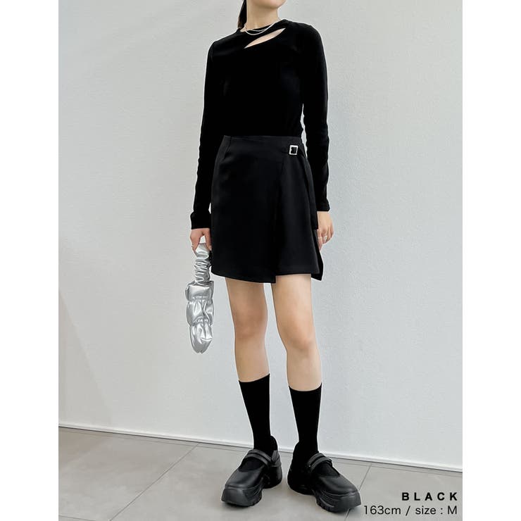 2WAYエプロン付きミニスカートパンツ | Re:EDIT | 詳細画像7 