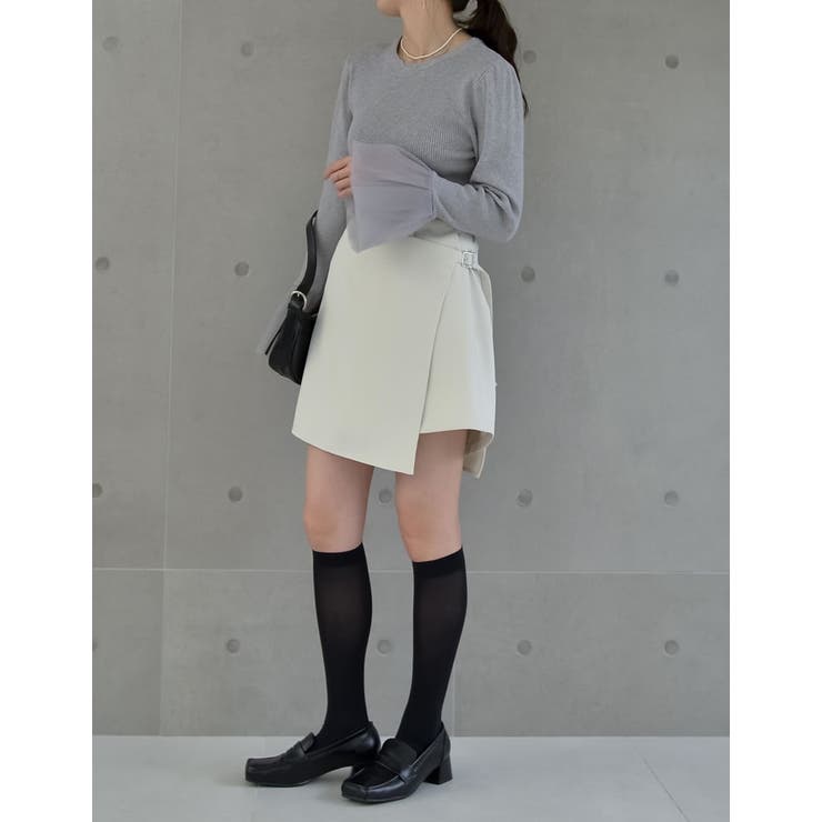 2WAYエプロン付きミニスカートパンツ | Re:EDIT | 詳細画像26 