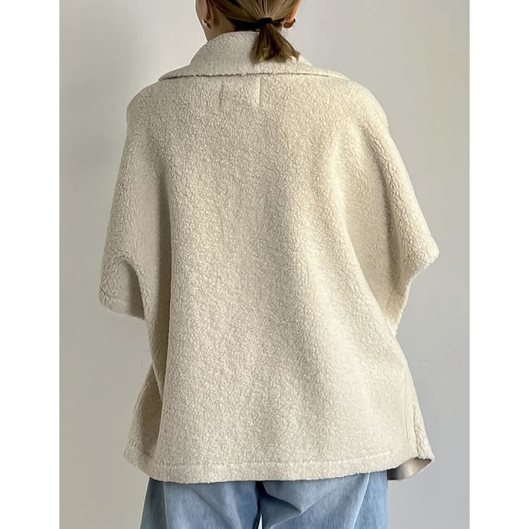 Re:EDIT｜テディボアポンチョジャケット | Rakuten Fashion(楽天