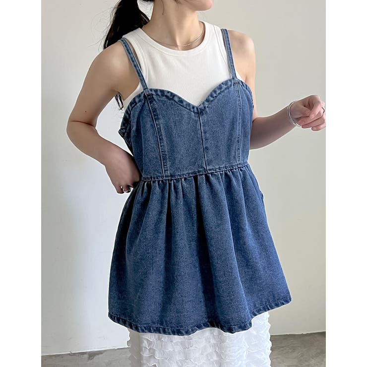 シェリエ♡ノーカラーデニム ペプラムジージャン✨春先取り! シェリエ♡ノーカラーデニム ペプラムジージャン✨春先取り!