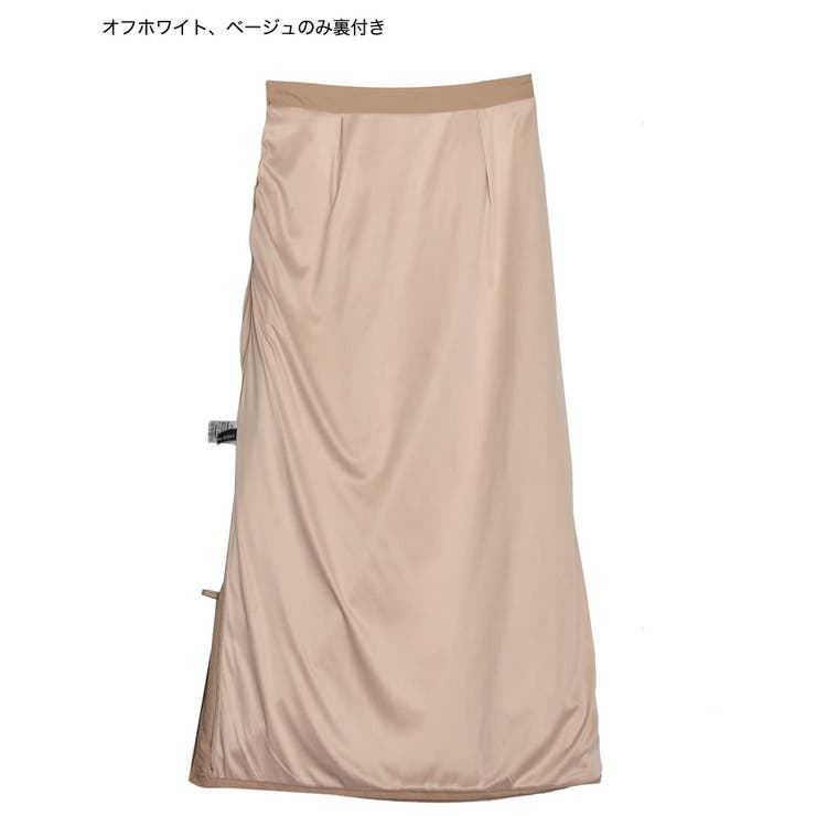 ナイロンシマーメタリックサイドリボンスカート | Re:EDIT | 詳細画像22 