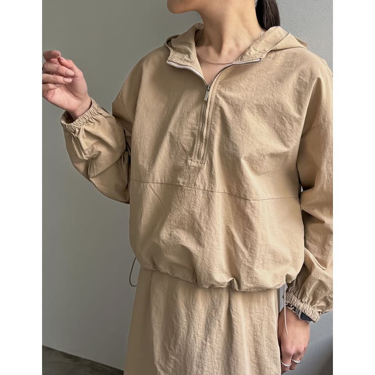 ナイロンシマーメタリックor無地アノラックパーカー | Re:EDIT | 詳細画像21 