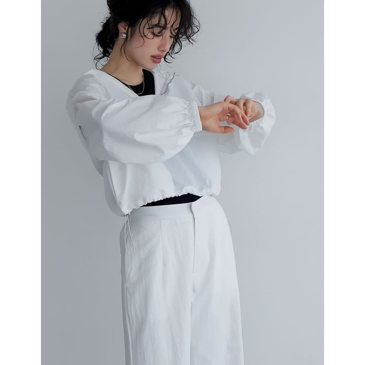 ナイロンシマーメタリックor無地アノラックパーカー | Re:EDIT | 詳細画像28 