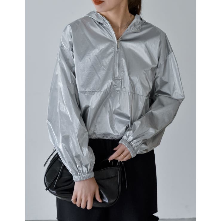 ナイロンシマーメタリックor無地アノラックパーカー | Re:EDIT | 詳細画像31 