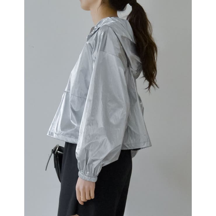 ナイロンシマーメタリックor無地アノラックパーカー | Re:EDIT | 詳細画像32 