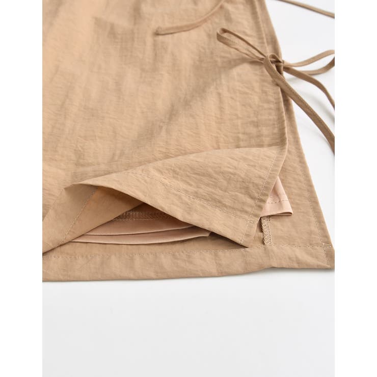 [低身長/高身長サイズ有]ナイロンシマーメタリックサイドリボンパンツ | Re:EDIT | 詳細画像21 