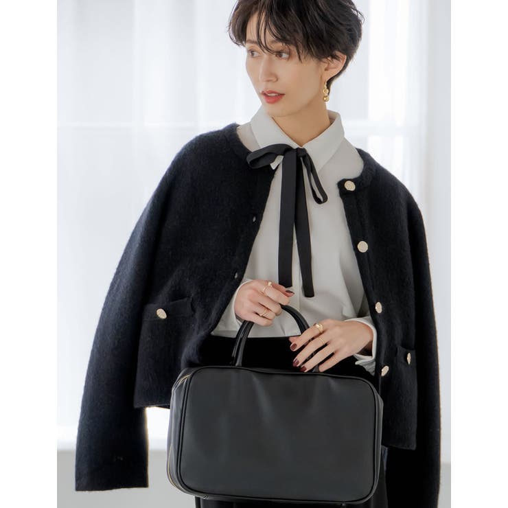 2WAYボウタイシャツブラウス | Re:EDIT | 詳細画像3 