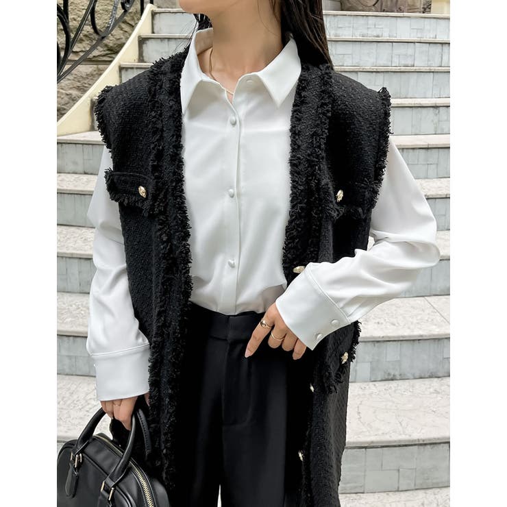 2WAYボウタイシャツブラウス | Re:EDIT | 詳細画像26 