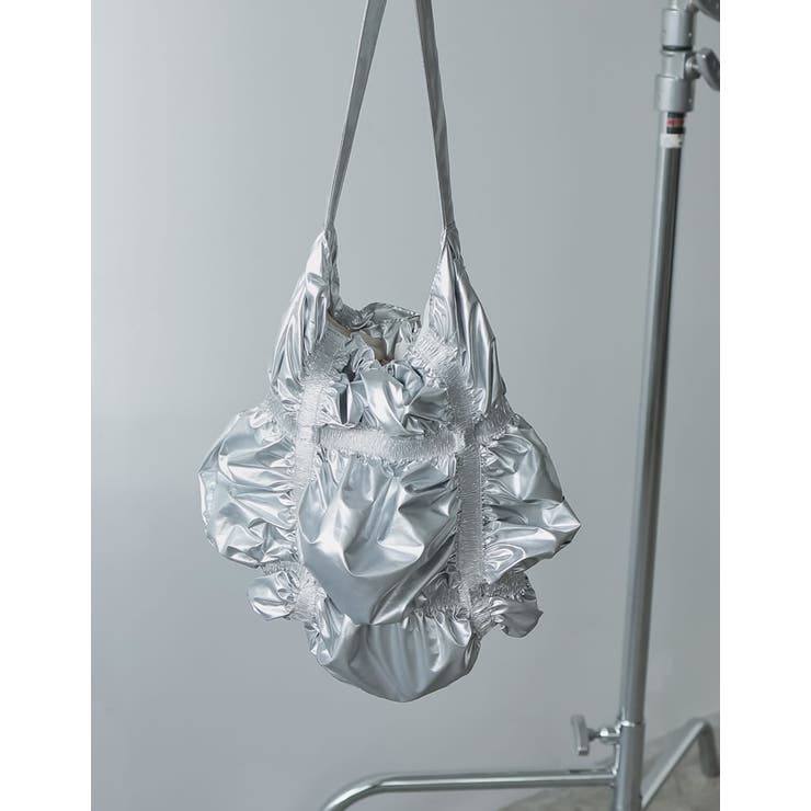 シャーリングメタリックトートバッグ | Re:EDIT | 詳細画像3 