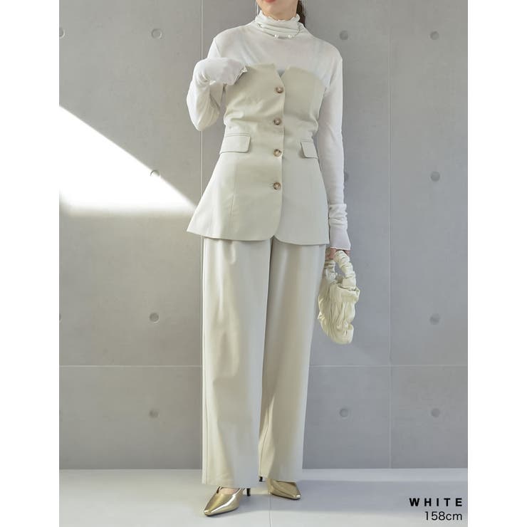 フェイクレザーギャザーハンドバッグ | Re:EDIT | 詳細画像17 