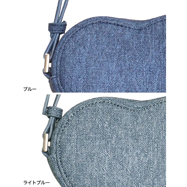 デニムライクハートショルダーバッグ | Re:EDIT | 詳細画像15 