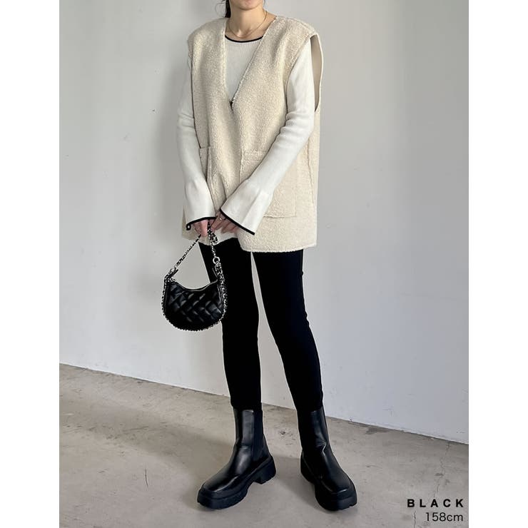 キルトステッチショルダーバッグ | Re:EDIT | 詳細画像11 