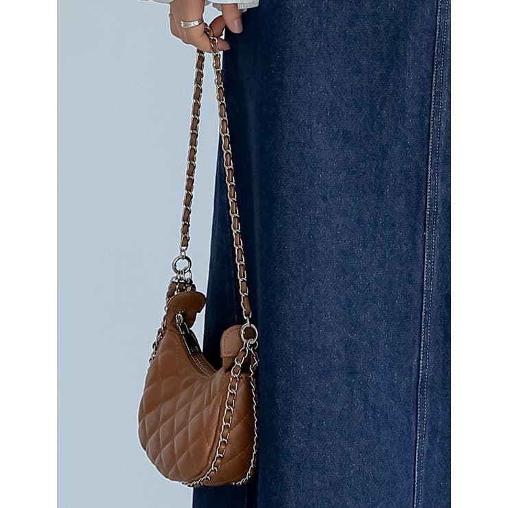 キルトステッチショルダーバッグ | Re:EDIT | 詳細画像4 