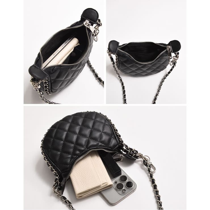 キルトステッチショルダーバッグ | Re:EDIT | 詳細画像23 