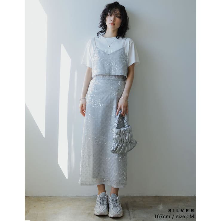 【美品】ビスチェ＋ジャケ＋パン 2025 SS 値下げ中！ スパンコールホックビスチェ[AAA4-23B002]｜URBAN RESEARCH公式