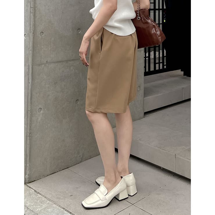 ライトツイルマーベルトウエストデザインショートパンツ | Re:EDIT | 詳細画像22 